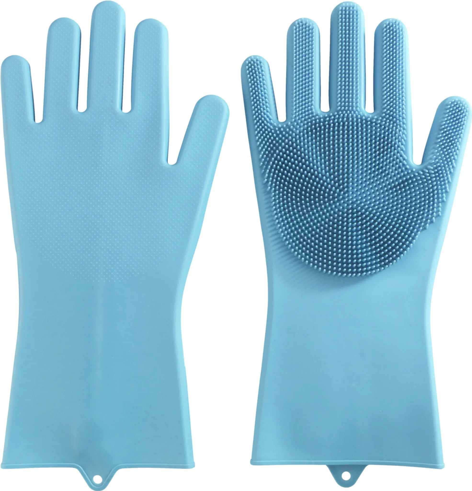 WENKO Silikon-Reinigungshandschuhe „Rena“ – 2er Set, Blau