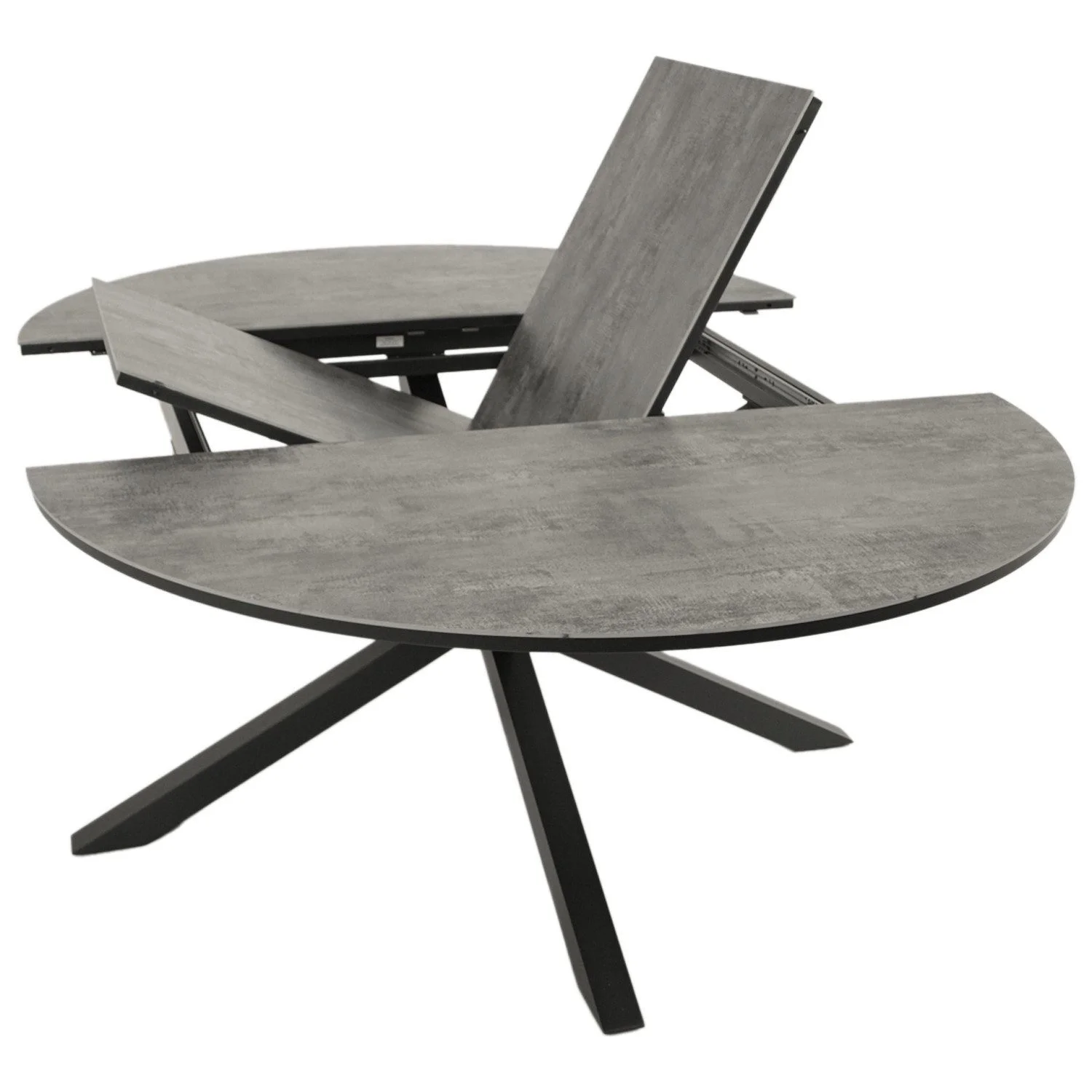 DEGAMO Gartentisch LYON – Ausziehbar Oval 140/200 × 140 cm