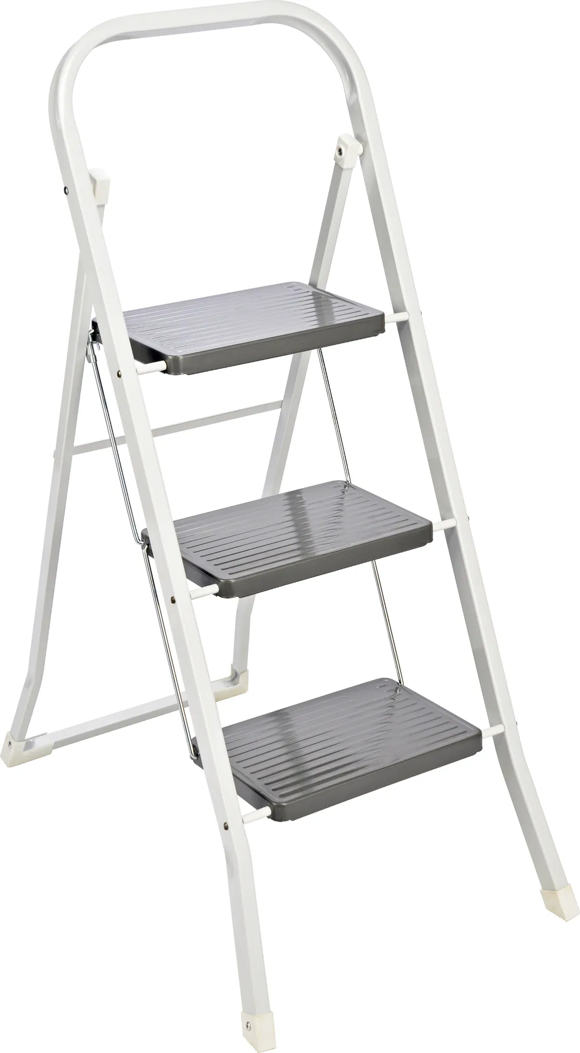 3-stufige Klapptrittleiter – stabil, rutschfest & platzsparend