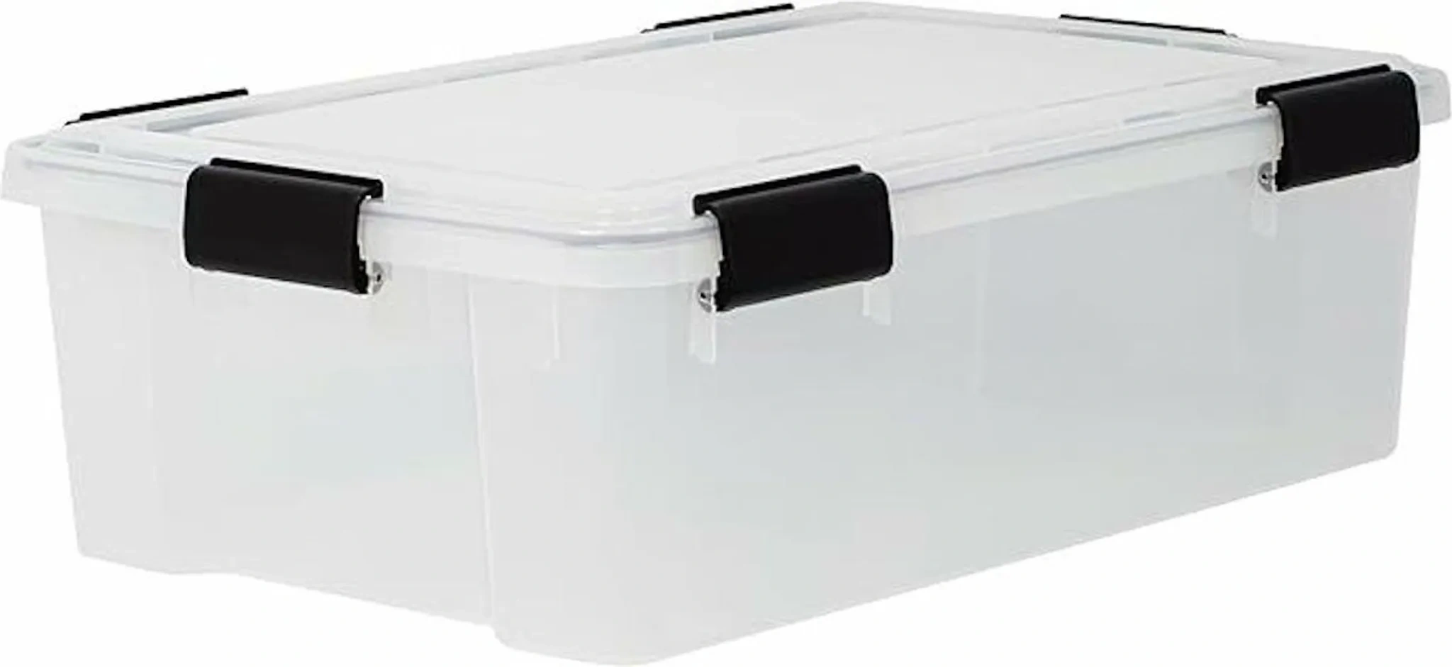 Iris Ohyama Aufbewahrungsbox 30L – Luftdicht, Stapelbar & Transparent