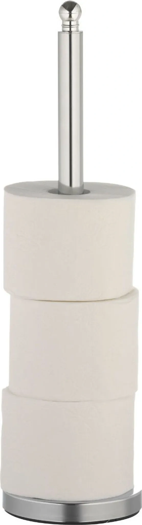 Haushalt International WC-Rollenhalter – Edelstahl, für 4 Rollen